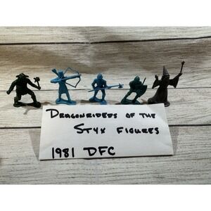 Vintage 1981 DFC Dragon Riders of the Styx 5 Figures T37